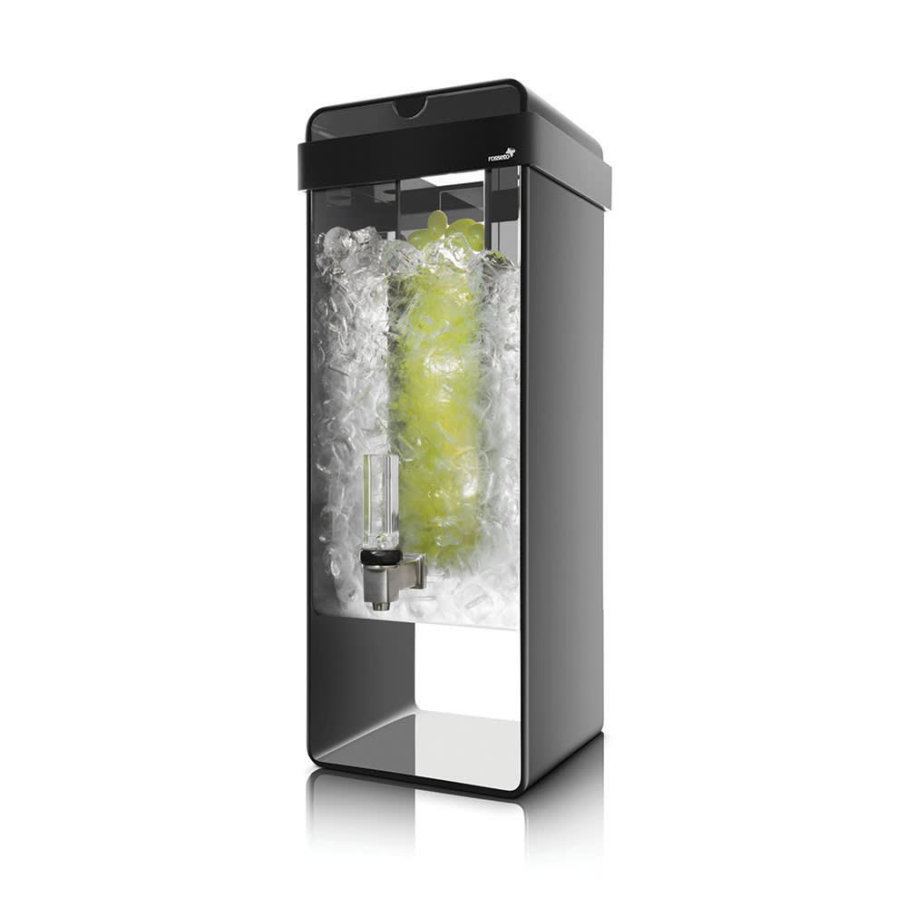 209-LD154 3 gal Beverage Dispenser w/ Infuser - Plastic Container, Black Base