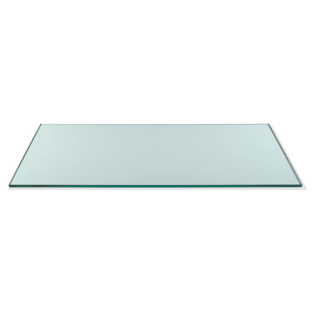 209-GTR33 Rectangular Glass Display Shelf/Tray - 33 1/2" x 14", Clear