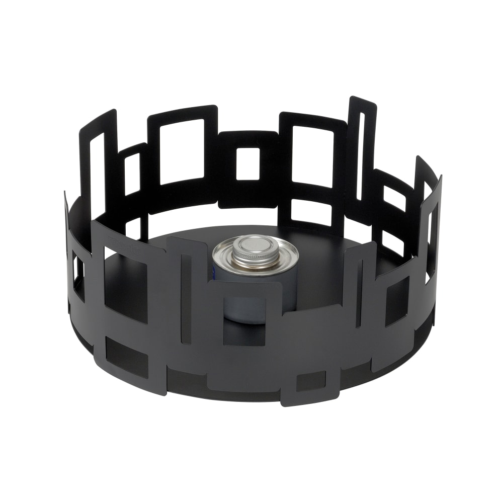 209-SM106 14" Round Warmer/Chafer - 7" High, Black