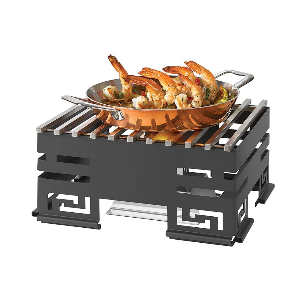 209-SK041 Rectangular Warmer Kit - 13" x 15" - Stainless, Black