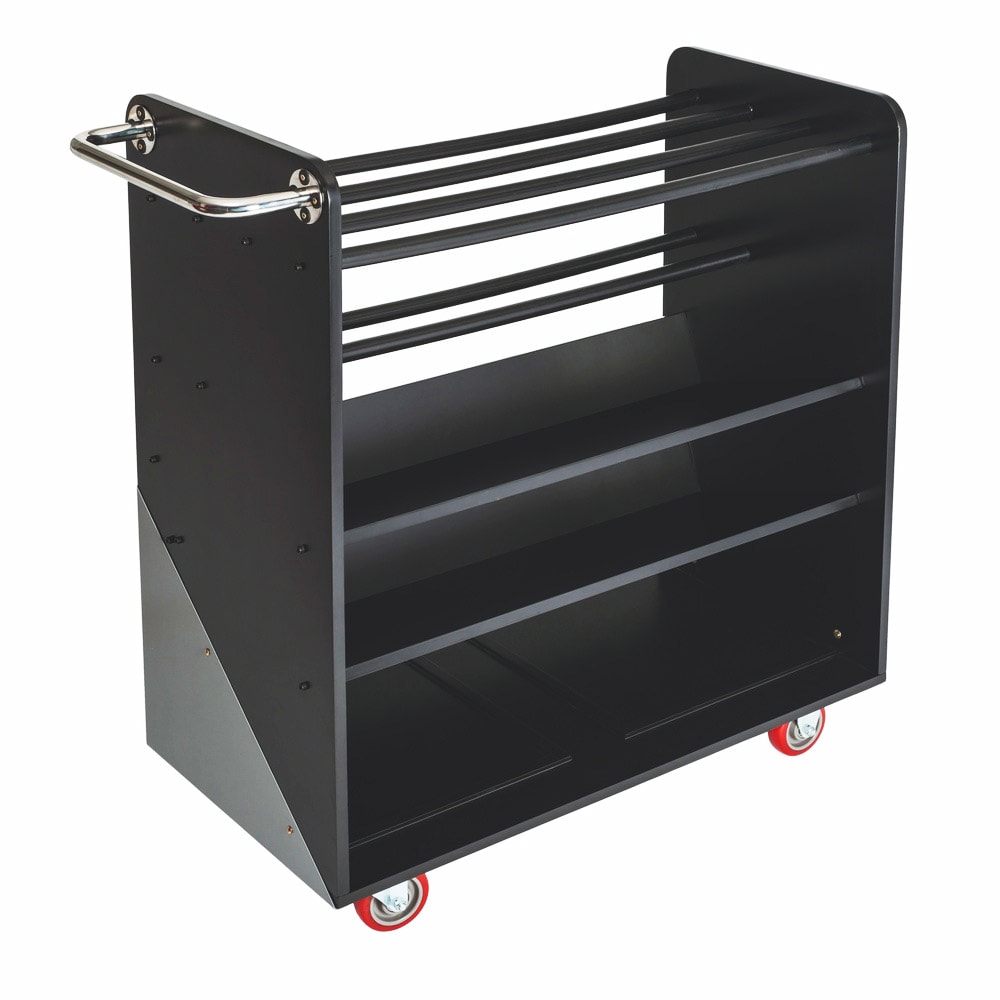 209-SM132 4 Level Utility Cart w/ Flat Ledges