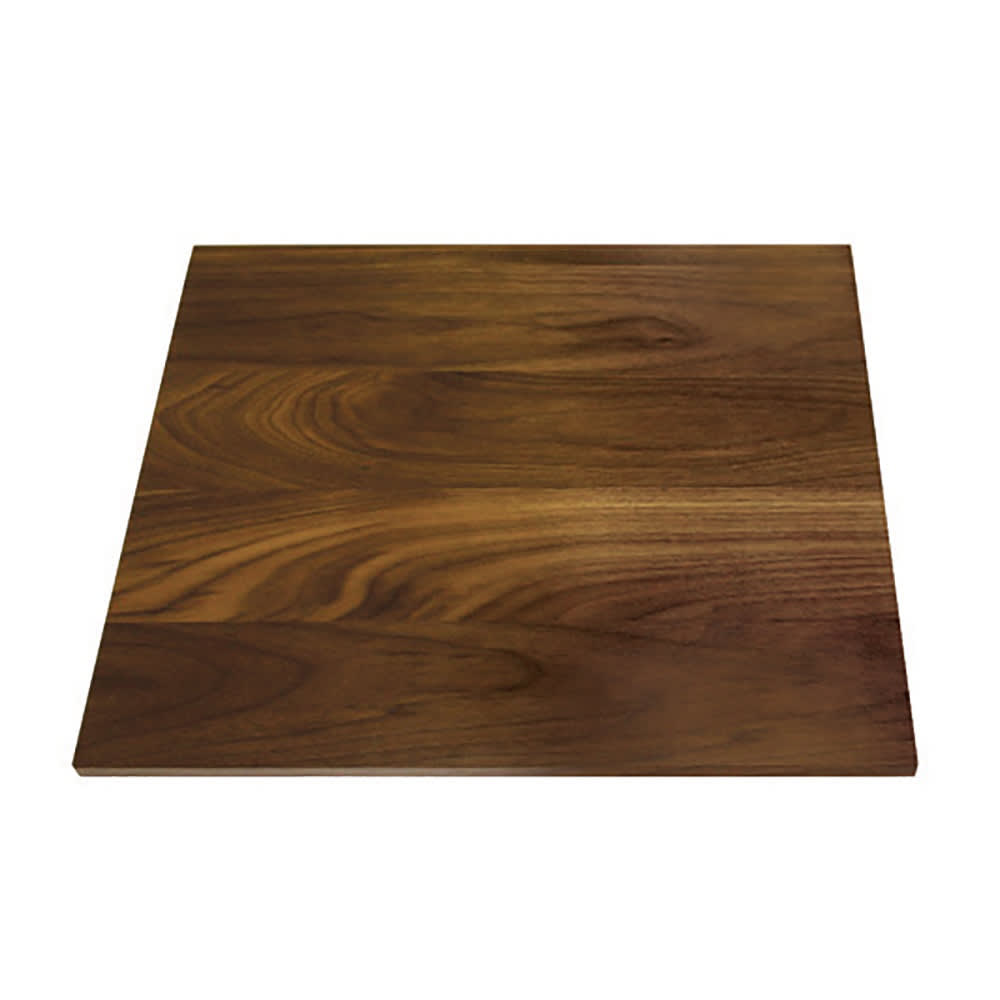 209-WP301 14" Square Skycap Platter - Walnut