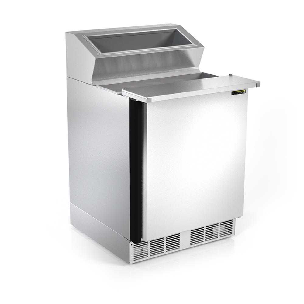 086-SKRNB27ESUS5 27" Ice Cream Topping Unit w/ Refrigerated Base - Stainless, 115v