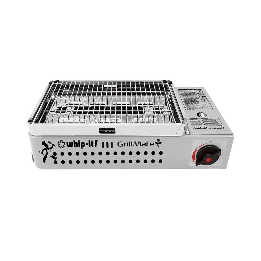 Piano Cottura Gas Fornello Da Campeggio A Gas Butano Portatile WHIP IT - Singolo Bruciatore Con Custodia Rigida E 4 Bombole Gas Rapido Accossato - Foto 3