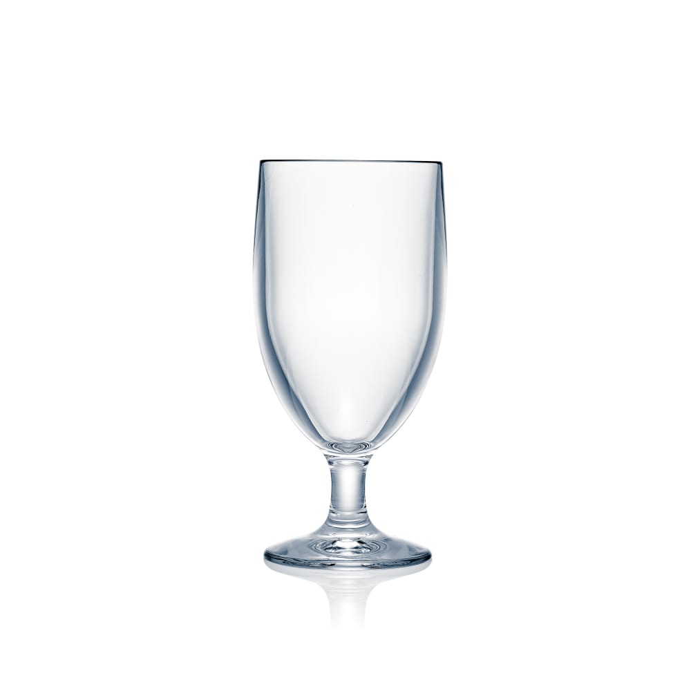706-N206123 12 oz Design Goblet, Plastic, Clear