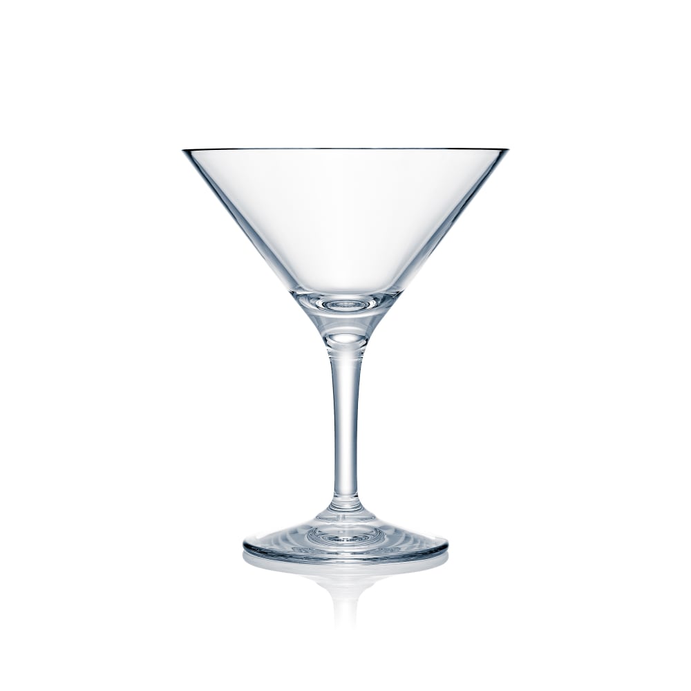 706-N401503 12 oz Design Martini Glass, Plastic, Clear