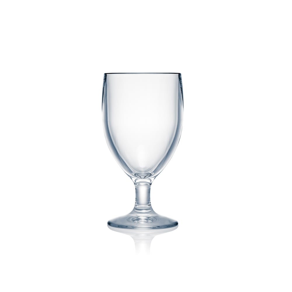 706-N206103 10 1/4 oz Design Goblet, Plastic, Clear