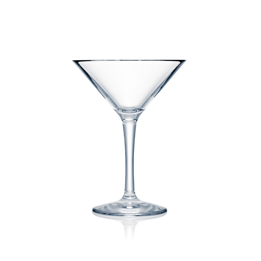 706-N401903 10 oz Design Martini Glass, Plastic, Clear