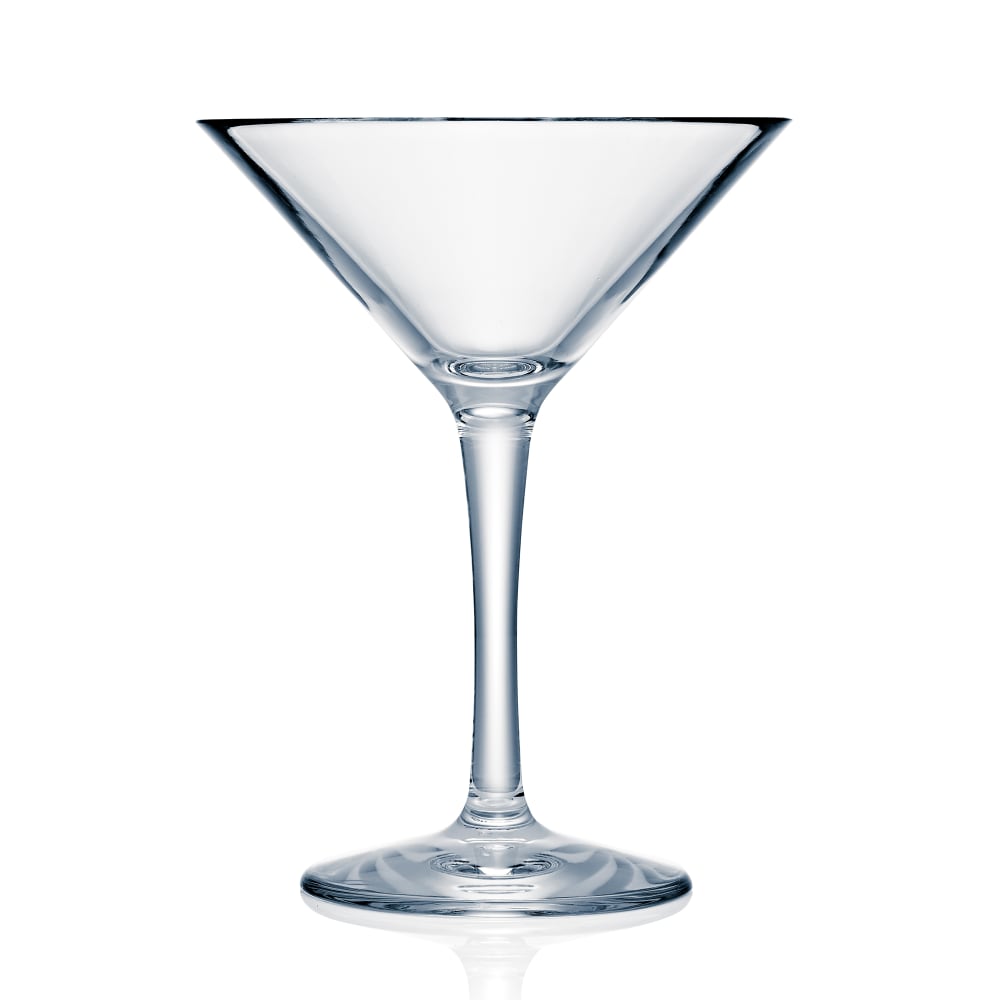 706-N401083 8 3/4 oz Design Martini Glass, Plastic, Clear