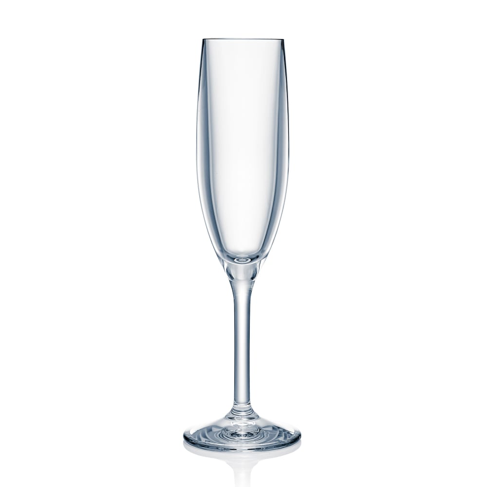 706-N402503 5 1/2 oz Design Champagne Flute, Plastic, Clear