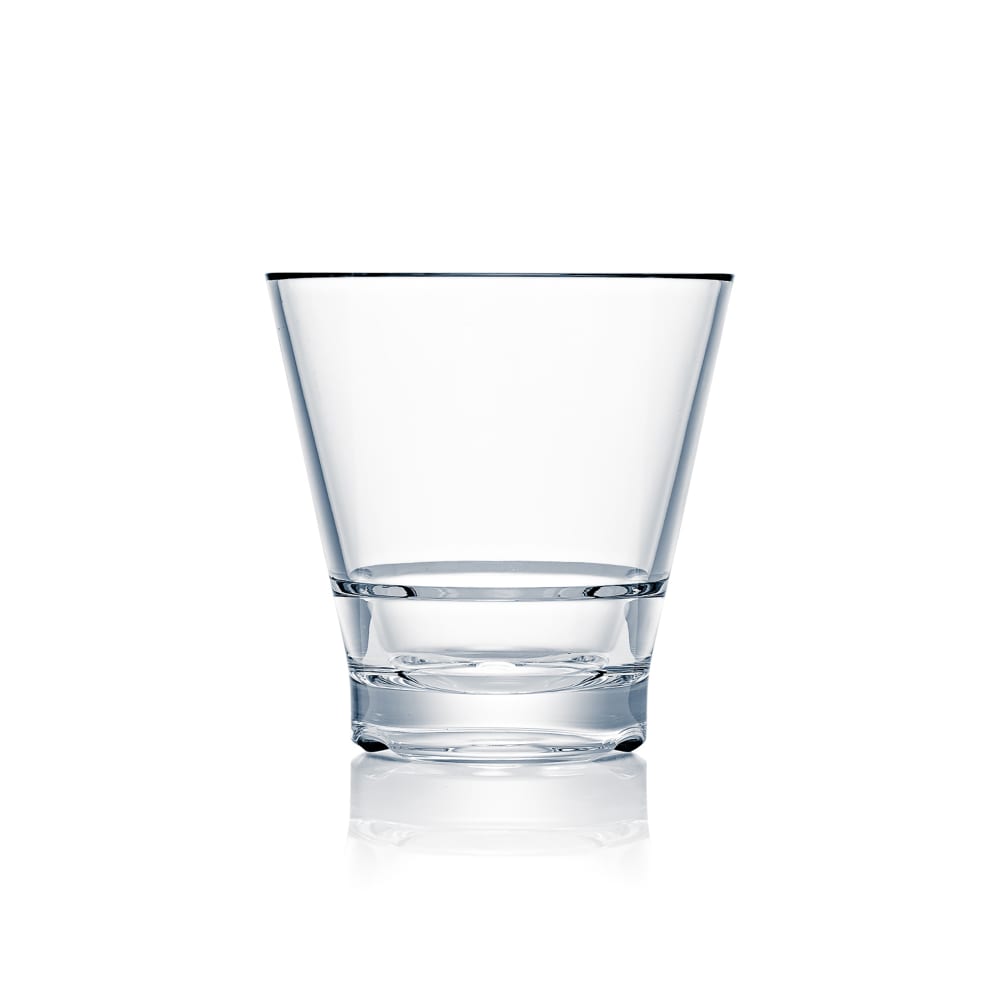 706-N710093 9 oz CapellaStack Rocks Glass, Plastic, Clear
