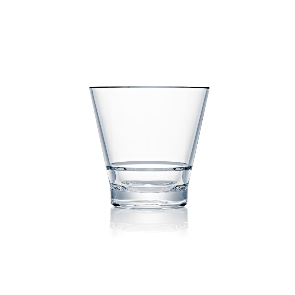 706-N710123 12 oz CapellaStack Double Rocks Glass, Plastic, Clear