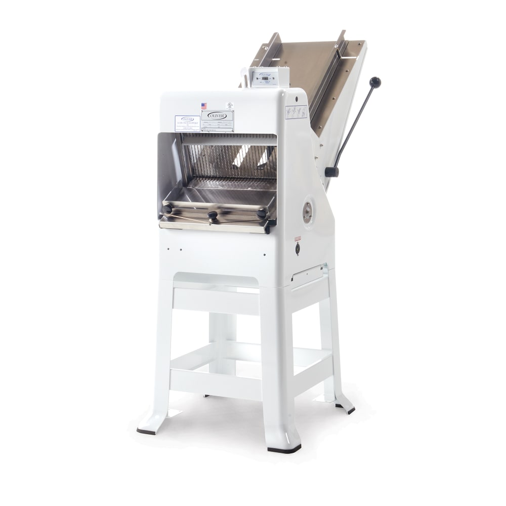 789-797N Gravity-Feed Bread Slicer w/ Last-Loaf Pusher, Gravity-Feed, 115v