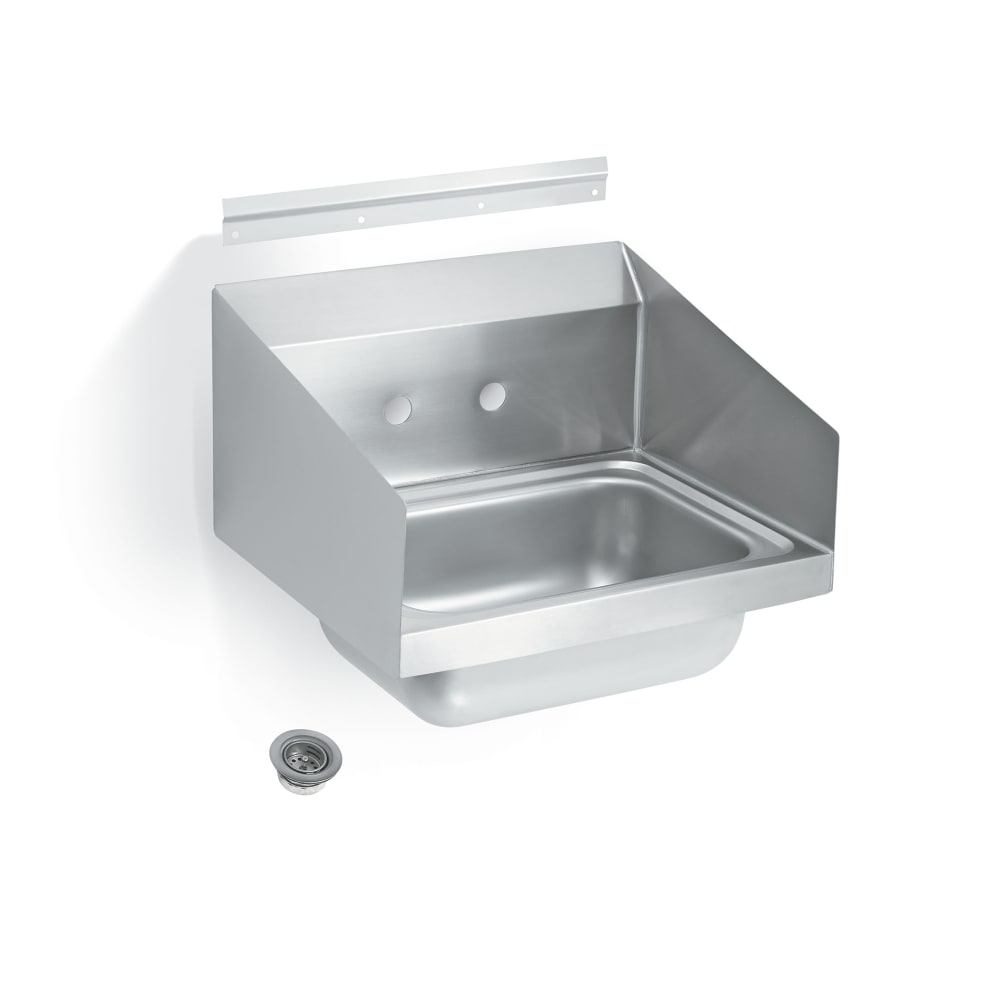 002-14100 Wall Mount Commercial Hand Sink w/ 13 9/16"L x 9 9/16"W x 5 1/2"D Bowl,...