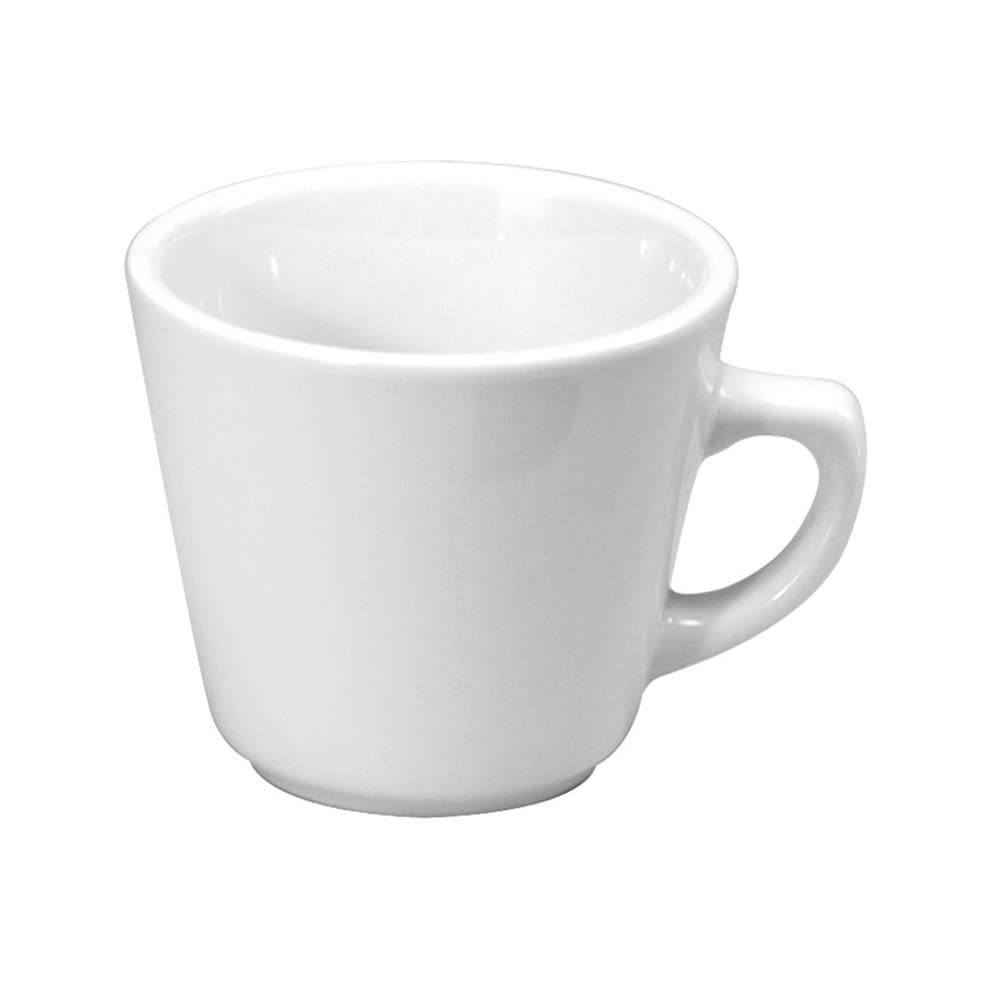 324-F8010000511 7 oz Buffalo Vassar Cup - Porcelain, Bright White