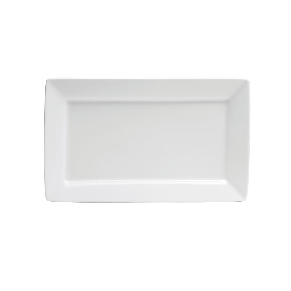 324-F8010000373S Rectangular Buffalo Euro Platter - 13 1/4" x 9 1/2", Porcelain, Bright...