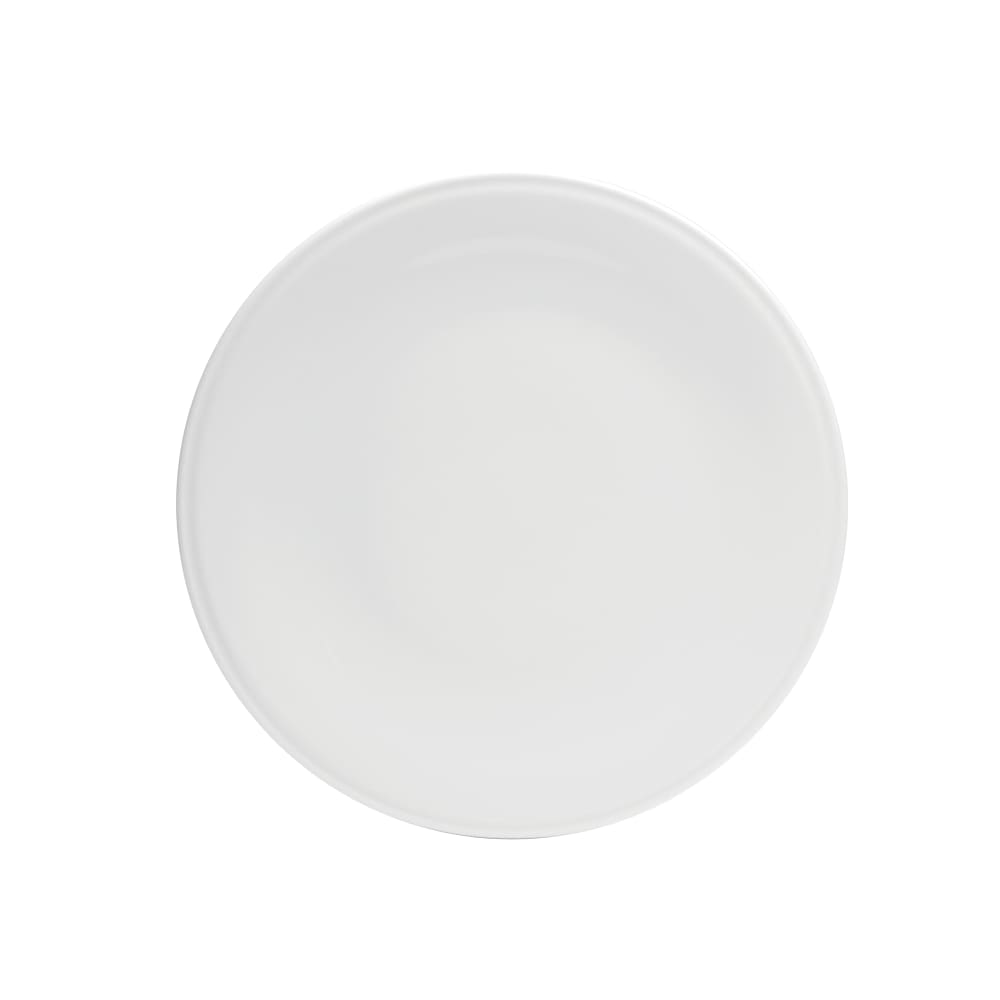 324-F8010000898 12" Round Buffalo Pizza Plate - Porcelain, Bright White