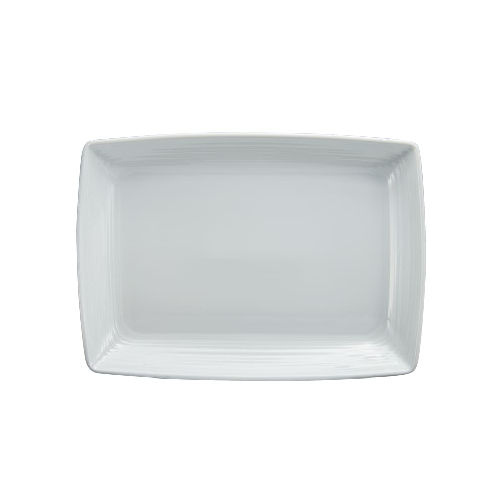324-R4570000371S Rectangular Botticelli Platter - 13 1/2" x 10", Porcelain, Bright Whit...