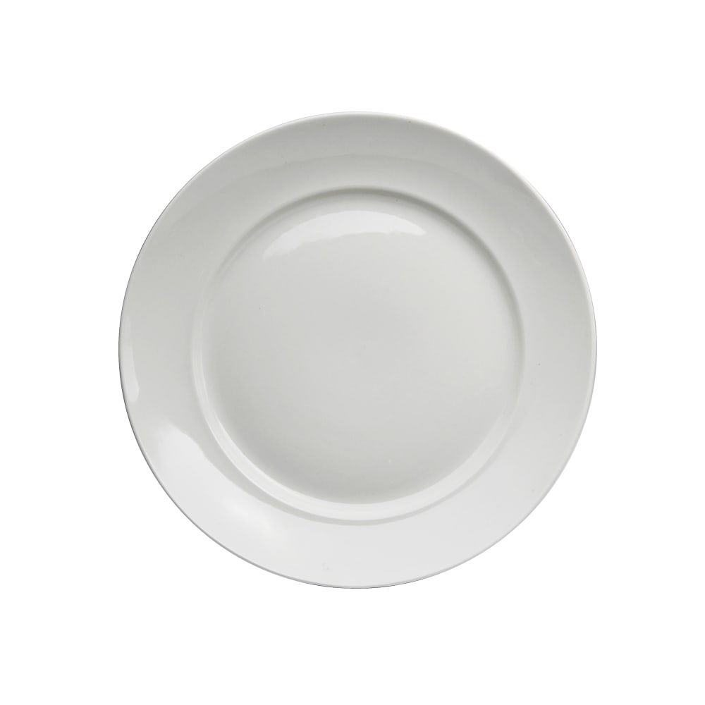 324-F9010000153 10 5/8" Round Buffalo Plate - Porcelain, Cream White