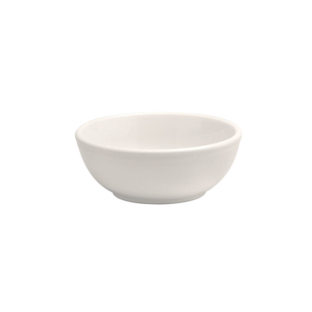 324-F9010000731 12 oz Round Buffalo Nappie Bowl - Porcelain, Cream White
