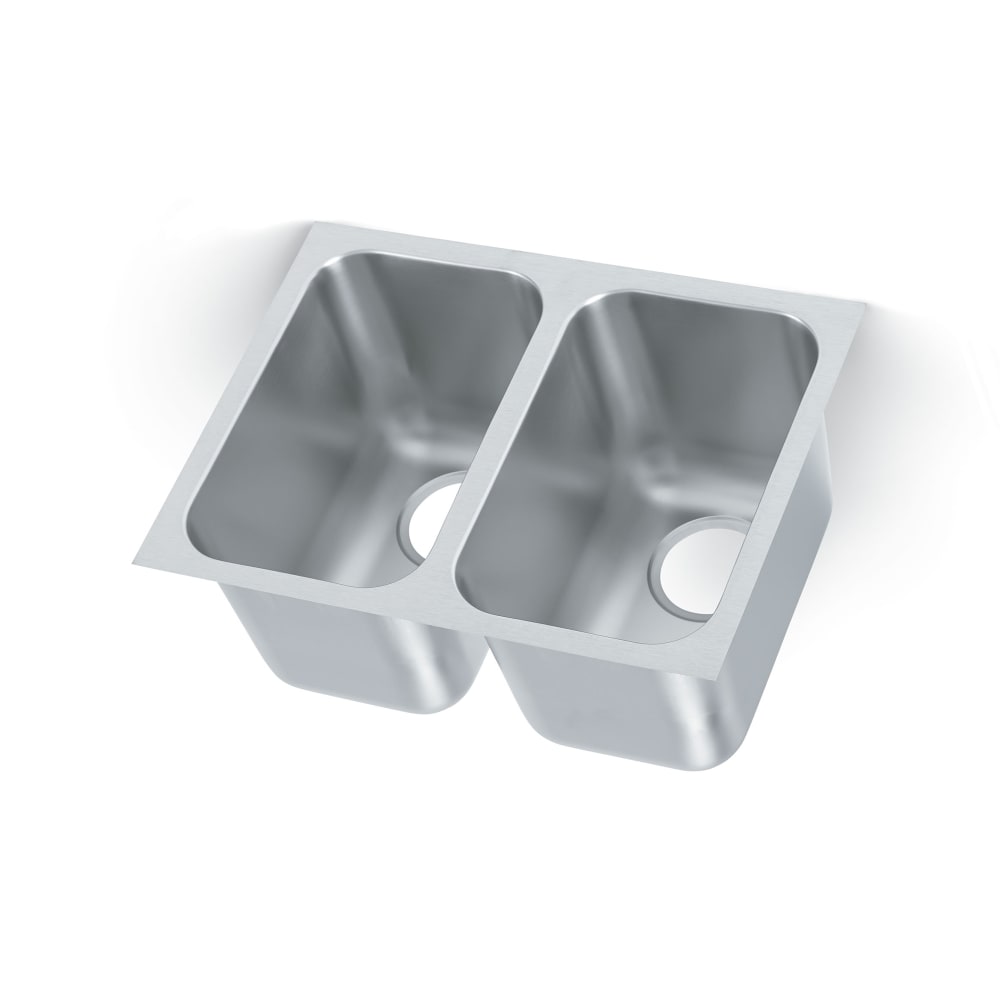 002-91021 (2) Compartment Undermount Sink - 14" x 9"
