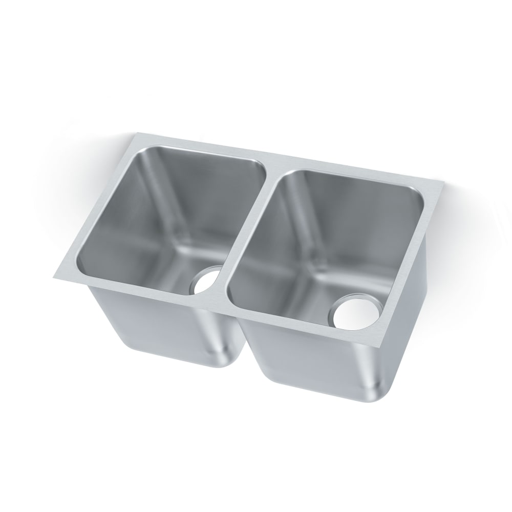002-121221 (2) Compartment Undermount Sink - 14" x 12"
