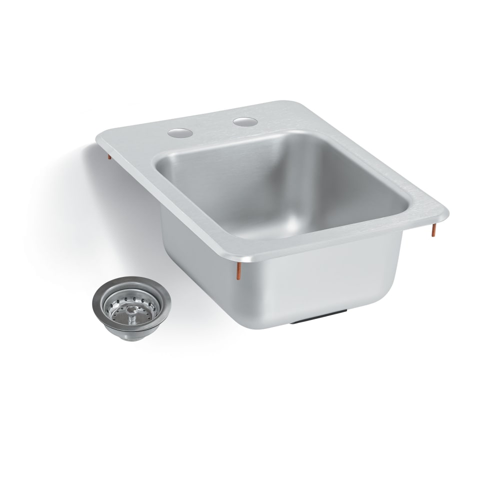 002-1734C (1) Compartment Drop-in Sink - 10" x 11"