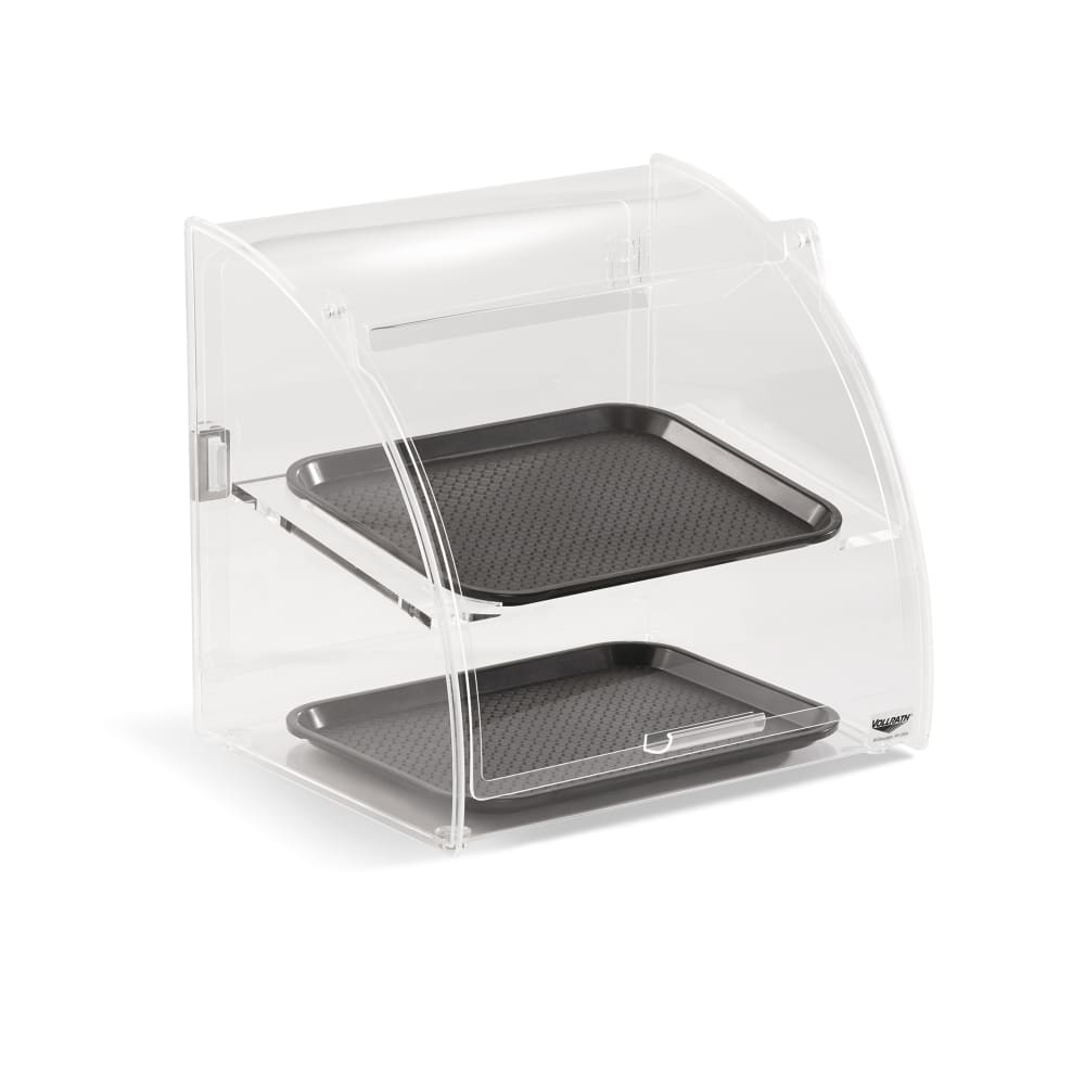 175-ESBC2 Curved-Front Pastry Display Case -  (2)10x14" Trays