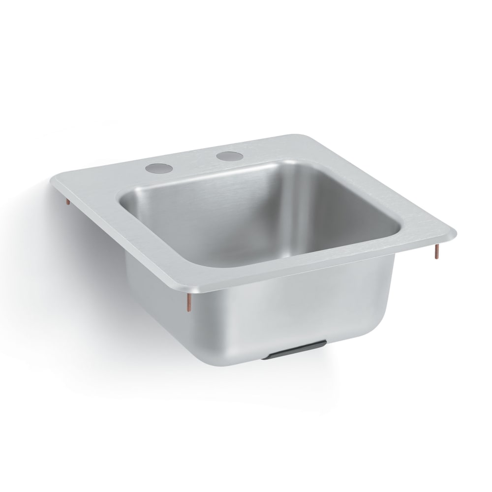 002-1554 (1) Compartment Drop-in Sink - 11" x 10"