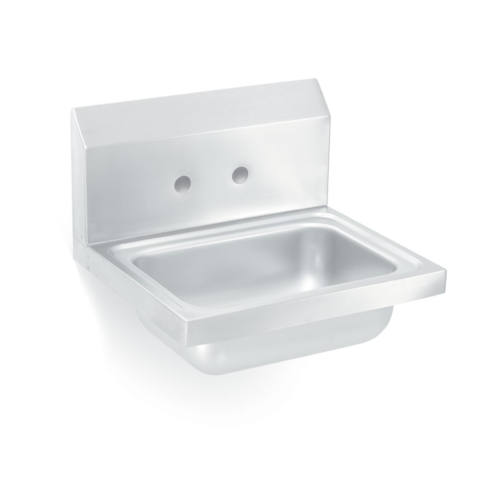 002-1411 Wall Mount Commercial Hand Sink w/ 13 9/16"L x 9 9/16"W x 5 1/2"D Bowl