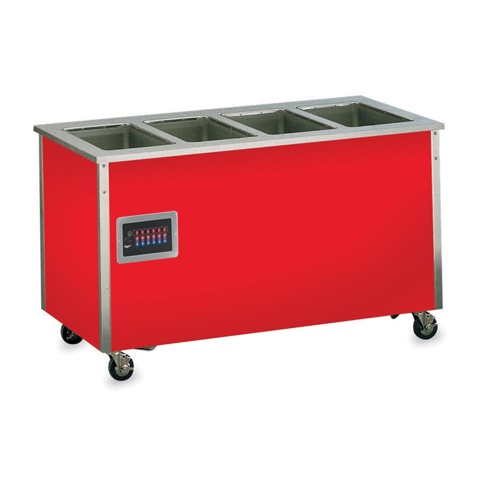 175-36150 74" Hot Food Bar - 5 Full Size Pan Wells, 30x74x28", Enclosed Base, Stainless