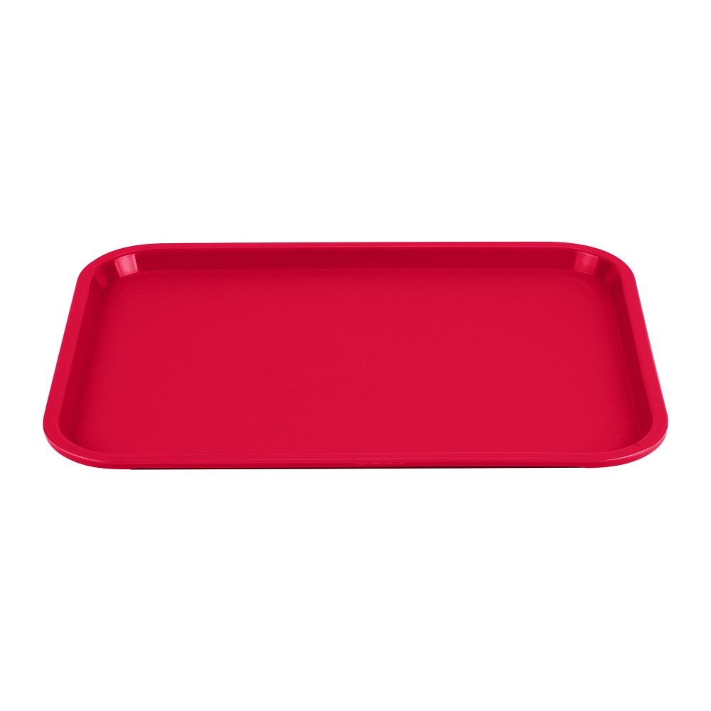 175-86110 Plastic Fast Food Tray - 16"L x 12"W, Red