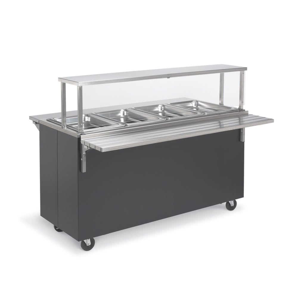 175-39712 60" Hot Food Table w/ (4) Wells & Enclosed Base, 120v
