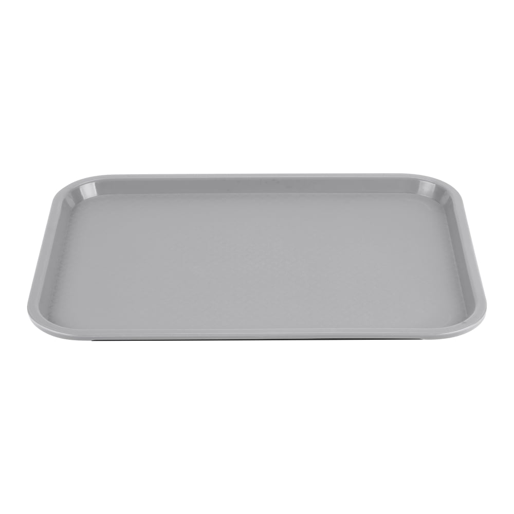 175-86125 Plastic Fast Food Tray - 18"L x 14"W, Gray