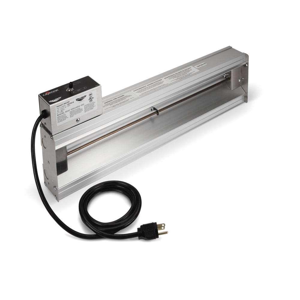 175-72687019 48" Cayenne Heat Strip - Medium Wattage, 6-ft Cord, 120v
