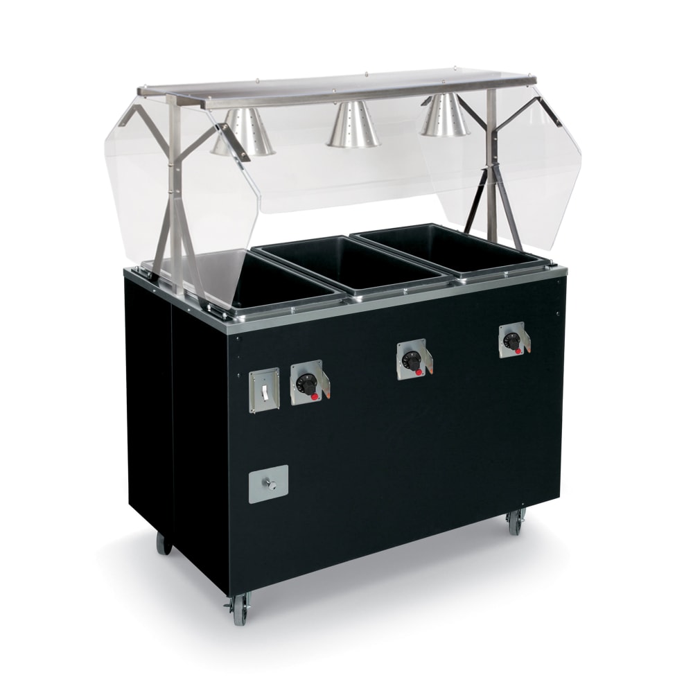 175-T38729 46" Hot Food Table w/ (3) Wells & Enclosed Base, 120v