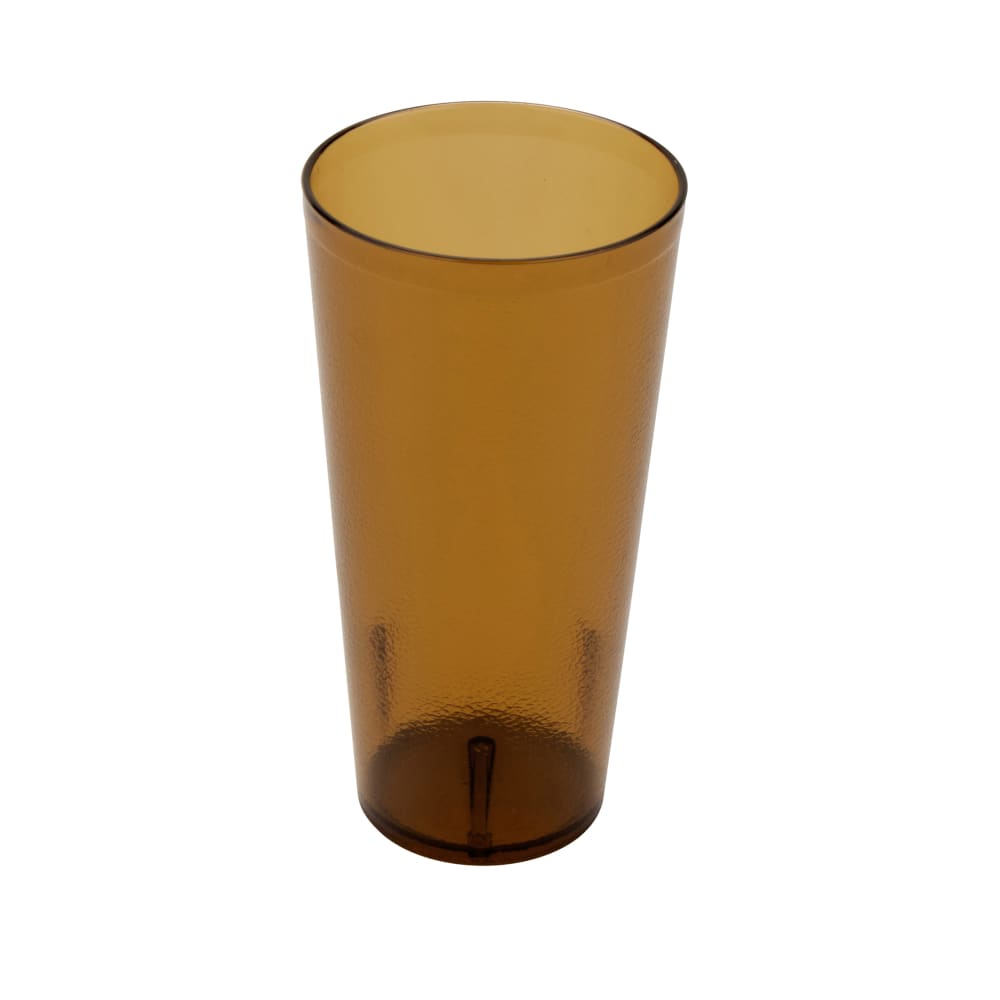 284-662416A 24 oz Amber Plastic Tumbler