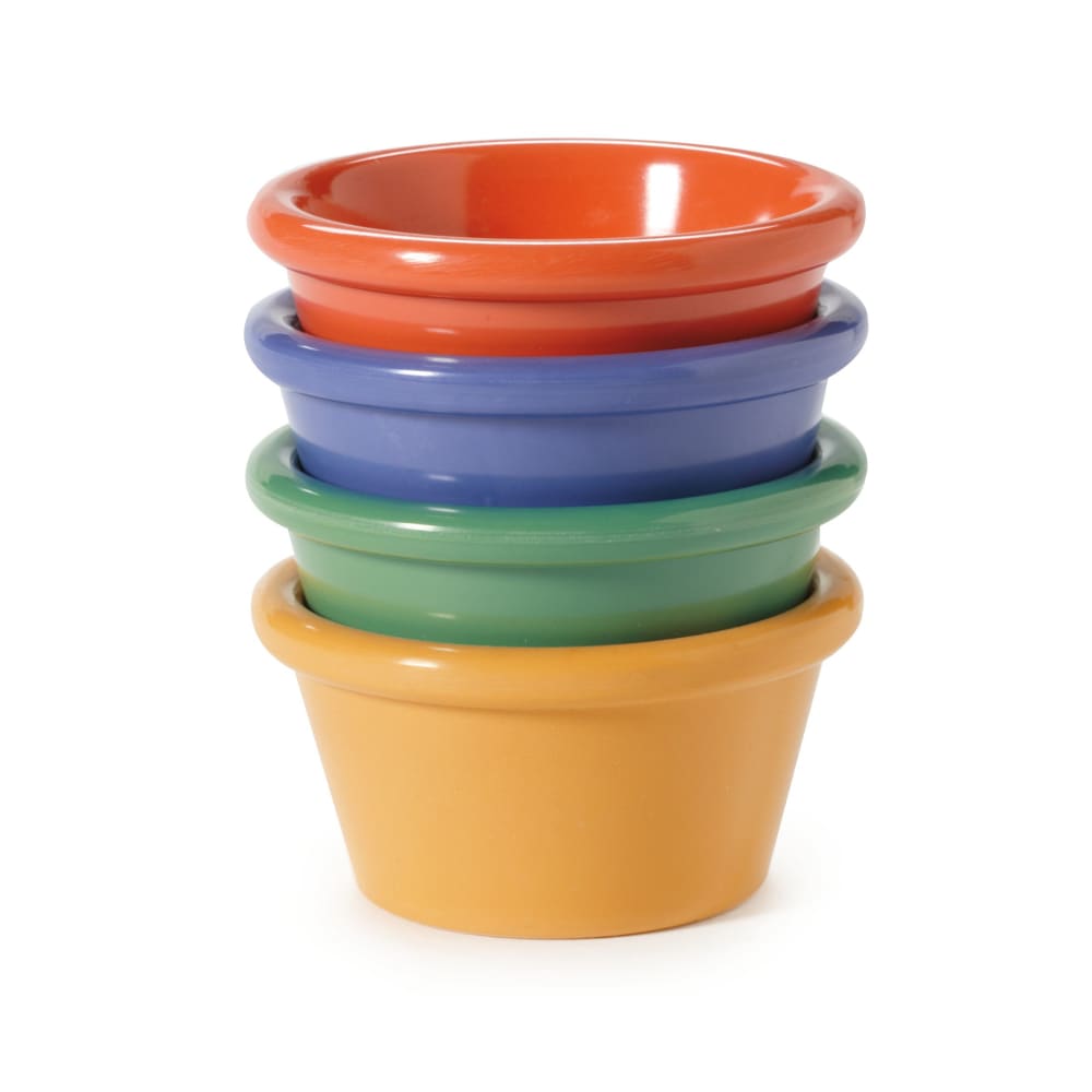 284-S620MIX 2 oz Melamine Ramekin, Assorted Colors