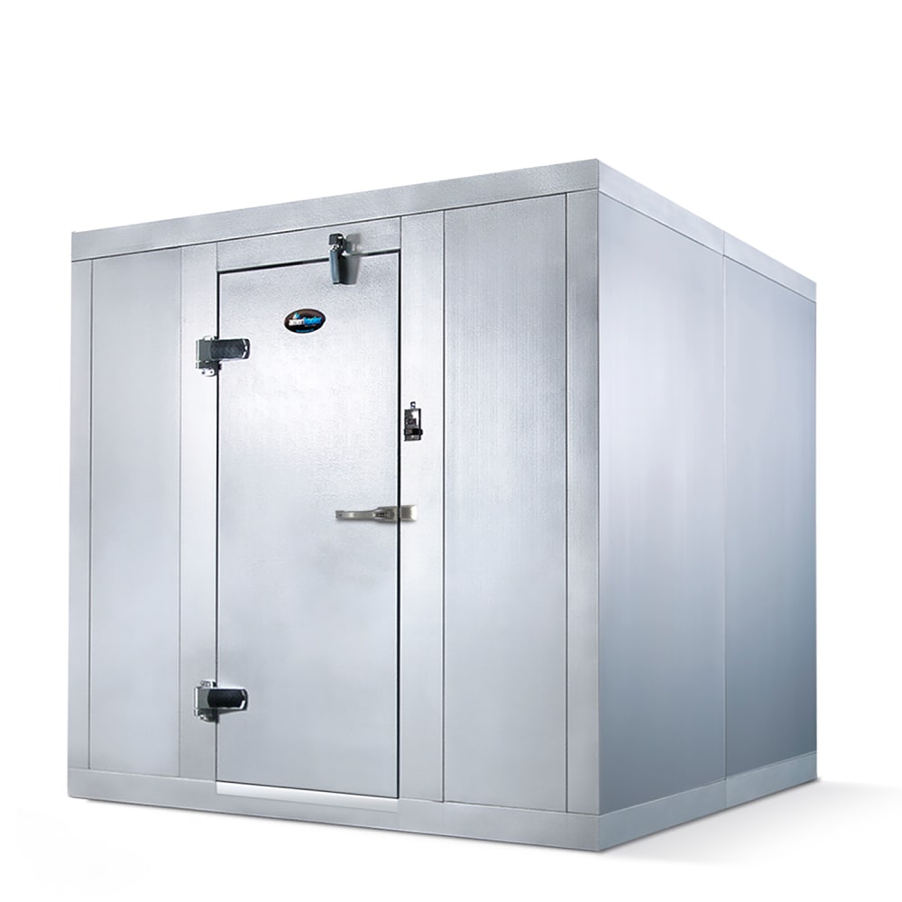 258-QC081077FBRC 8' x 10' Indoor Walk-In Cooler w/ Remote Compressor - Floor
