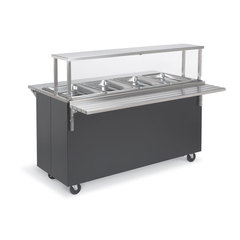 175-39770 60" Hot Food Table w/ (4) Wells & Enclosed Base, 120v