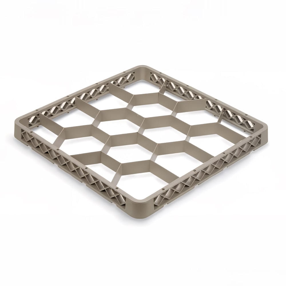 175-TRJ Full Size Glass Rack Extender w/ (12) Compartments, Beige