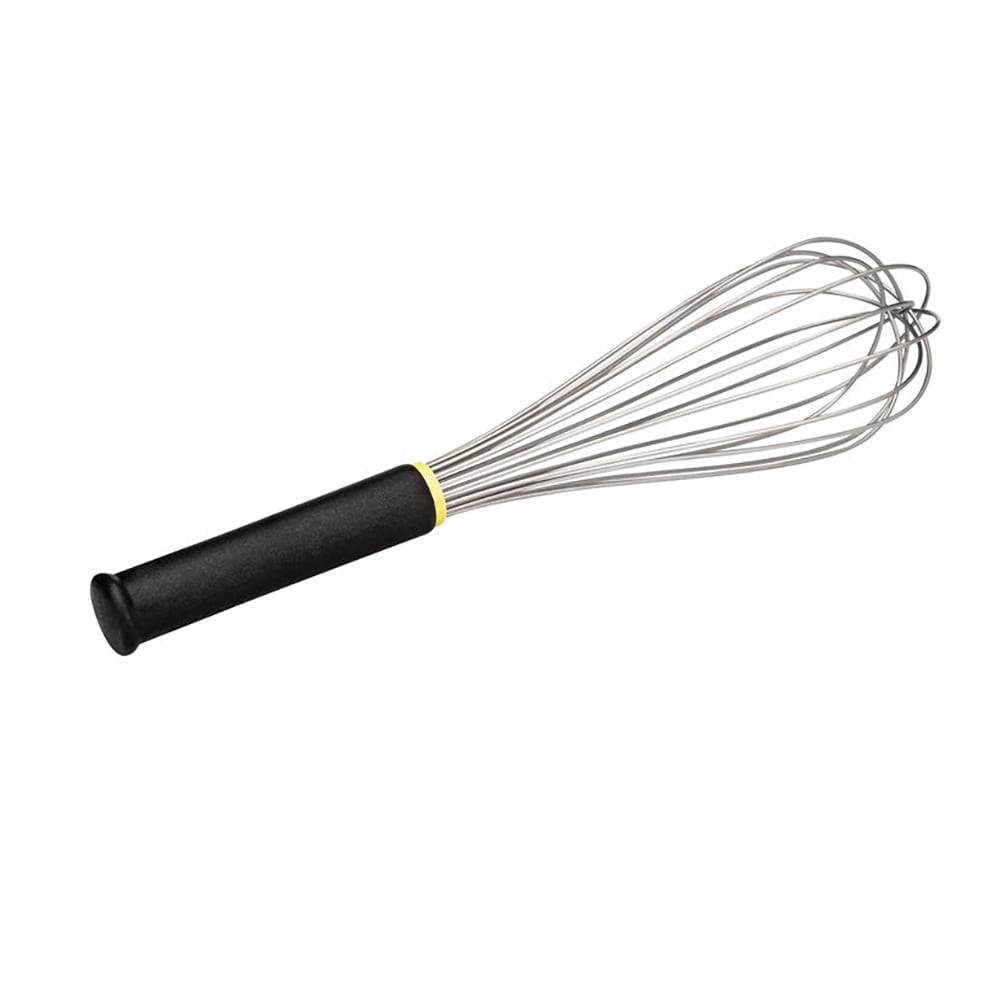 347-111026 Exoglass® 18" Piano Wire Whisk, Heat Resistant to 430 F, Stainless Steel/Insulate...