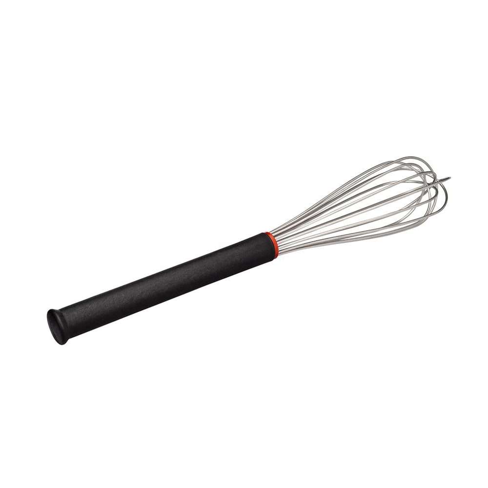 347-111036 Exoglass® 18" Rigid Whisk, Heat Resistant to 430 F, Stainless Steel/Insulated Han...