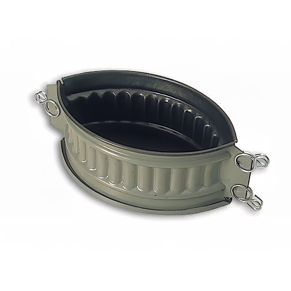 347-331294 Exopan® Pate Mold - 8 1/4"L x 5 1/2"W x 3 1/2"D, Steel