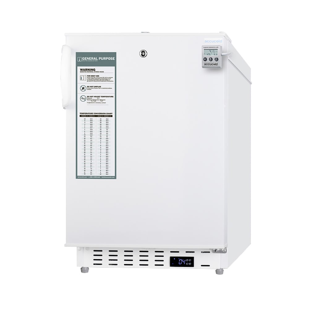 162-ADA404REFAL 3.32 cu ft Medical Refrigerator w/ Temperature Probe - White, 115v