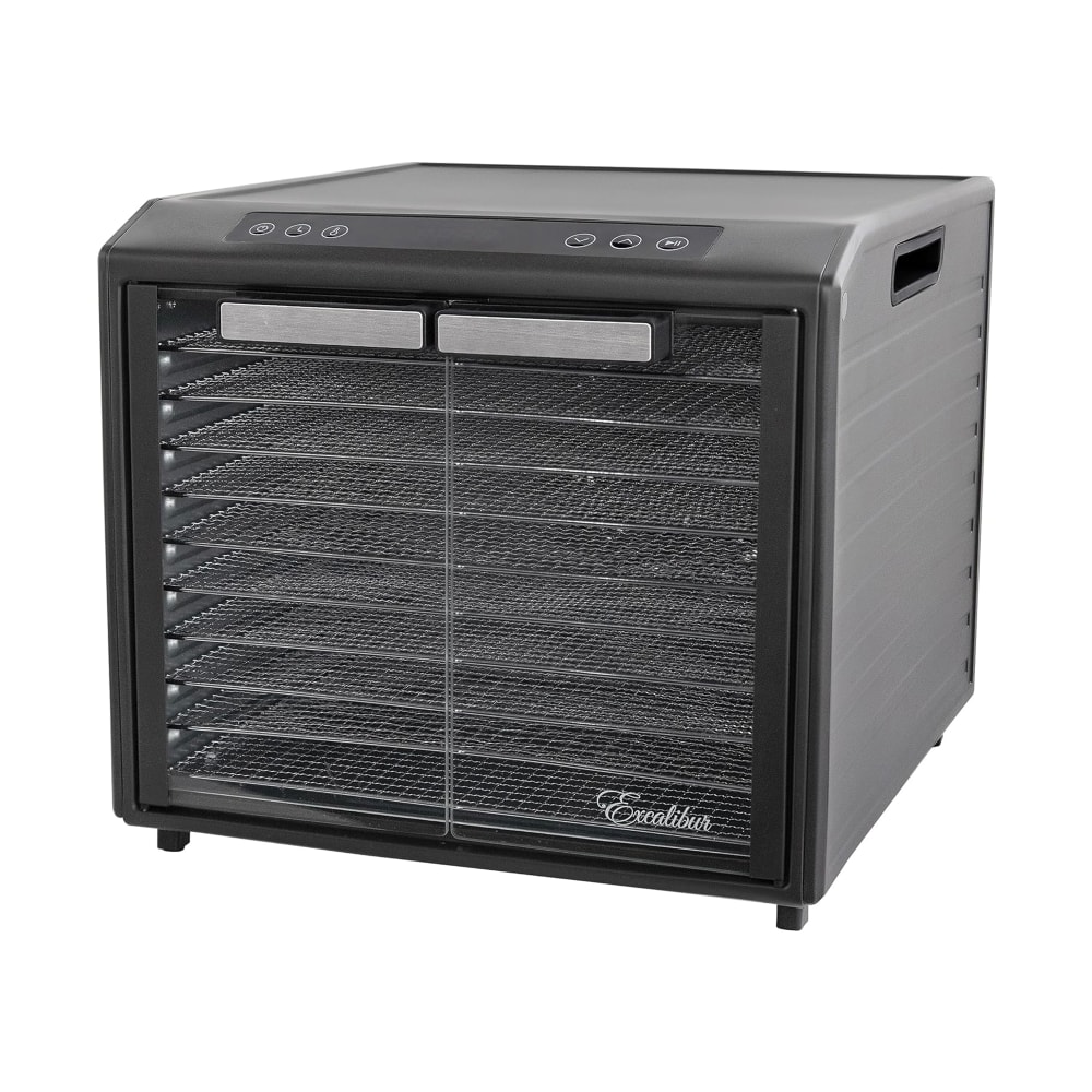 672-DH10SCSS13 10 Tray Countertop Commercial Dehydrator w/ Glass Door