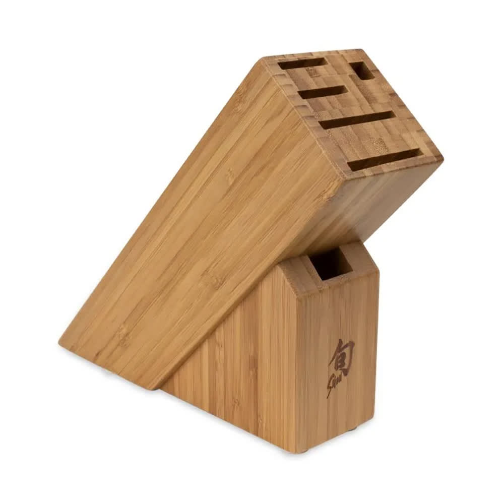 194-DM0845 6 Slot Shun Bamboo Knife Block