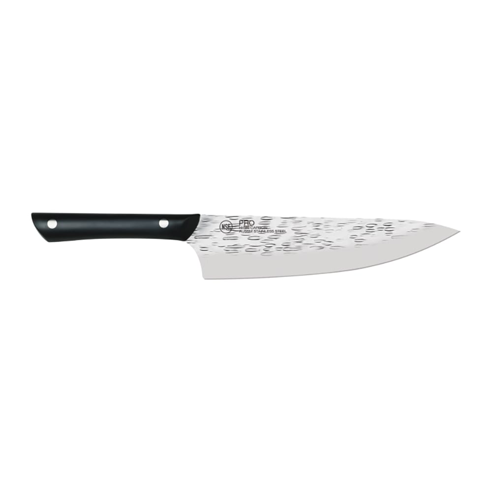 194-HT7066 8" Chef's Knife w/ Black POM Handle, Stainless Steel Blade