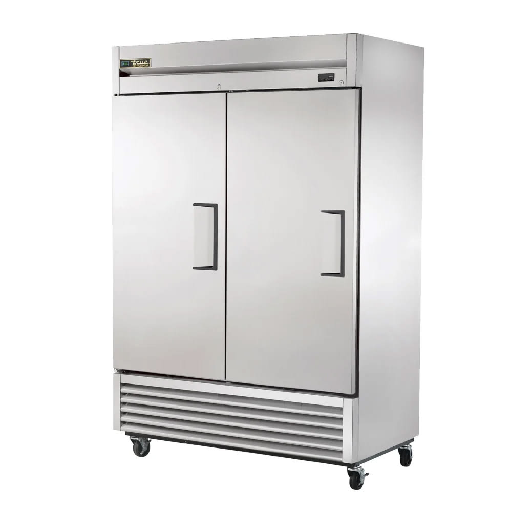 598-T49HCLHLH 54" Two Section Reach In Refrigerator, (2) Left Hinge Solid Doors, 115v