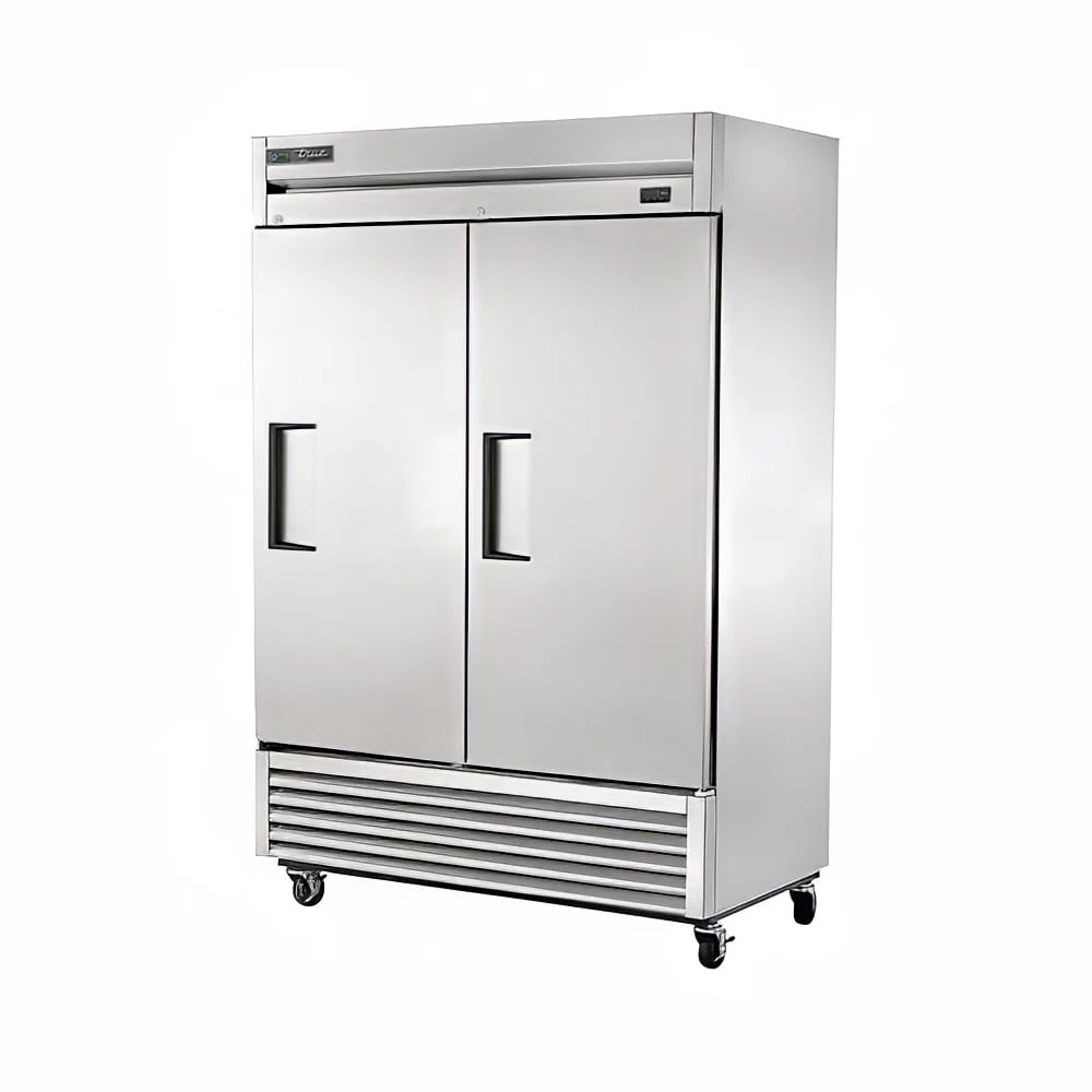 598-T49FHCRHRH 54 1/8" T Series Two Section Reach In Freezer, (2) Right Hinge Solid Doors, 1...